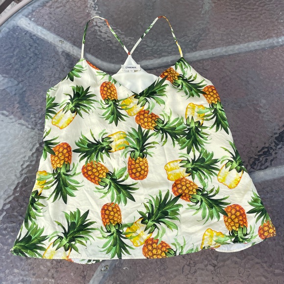 L’Agence Kylee Racerback Tank in Pineapple Size Medium - Picture 4 of 16